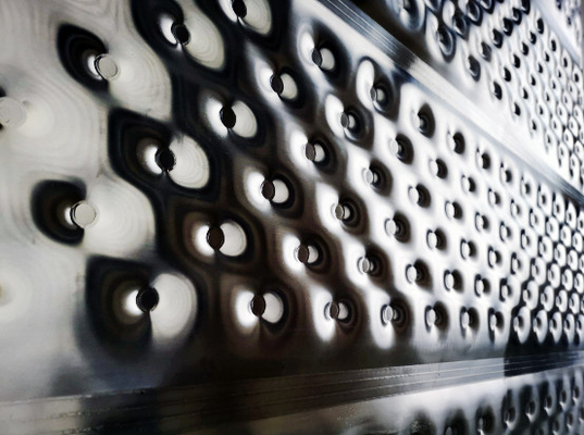 গুণমান  Stainless Steel Pillow Dimple Plate Heat Exchanger Chillers কারখানা