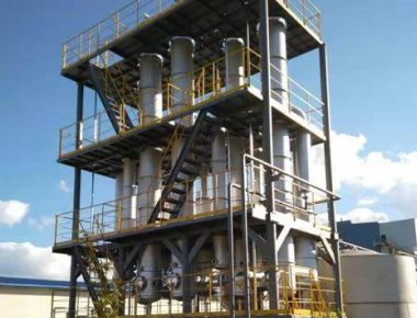 বর্জ্য জল এমভিআর বাষ্পীভবন সিস্টেম মাল্টি প্রভাব পতনশীল পাতলা স্বয়ংক্রিয় ফিল্ম 1600lph