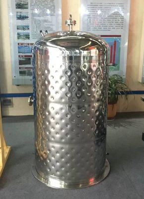 খাদ্য পানীয় কারখানা 1500L বালিশ প্লেট জ্যাকেটযুক্ত জাহাজ