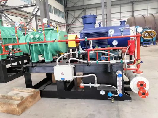 3P কম্প্রেশন MVR ইভাপোরেটর বিয়ারিং কোর 480V স্টিম রুট কম্প্রেসার
